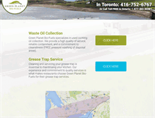 Tablet Screenshot of greenplanetbf.com